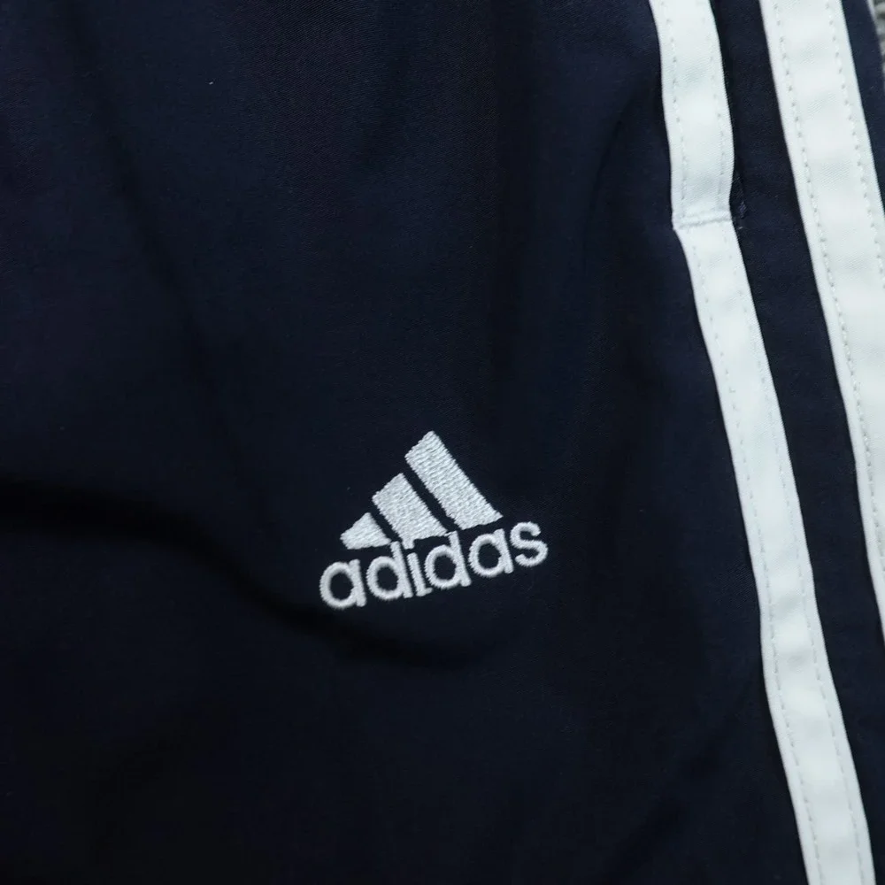 Adidas Pants Mens 2XL Blue Baggy Track Drawstring Jogger Sweatpants Gym Y2K 00s